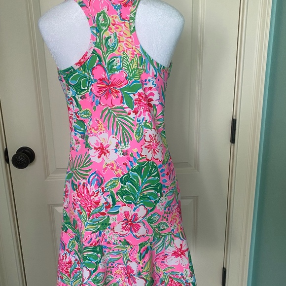 Lilly Pulitzer Pink and Green Floral Dress - Picture 2 of 5
